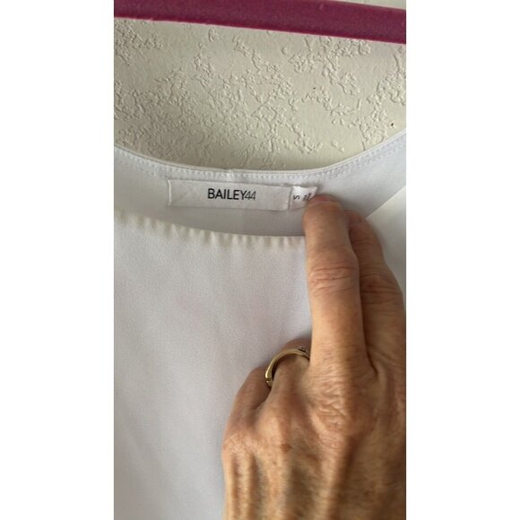 bailey 44 white cut out mesh midriff dress sz S  festival grunge fairy MIdi - Picture 3 of 7